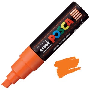 POSCA - Marqueurs peinture - Pointe biseautée 8 mm (PC-8K)