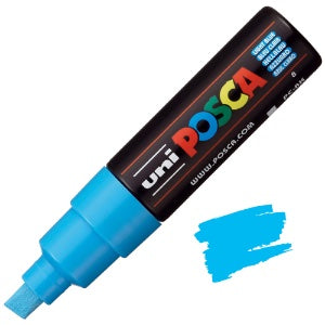 POSCA - Marqueurs peinture - Pointe biseautée 8 mm (PC-8K)