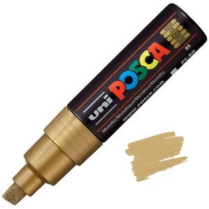 POSCA - Marqueurs peinture - Pointe biseautée 8 mm (PC-8K)