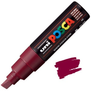 POSCA - Marqueurs peinture - Pointe biseautée 8 mm (PC-8K)