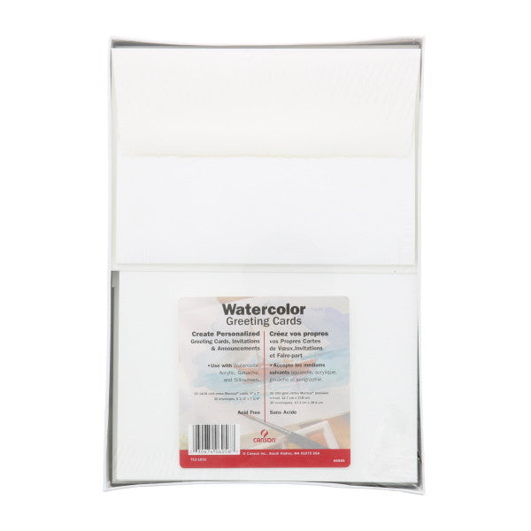 Canson - Watercolor Greeting Cards & Enveloppes