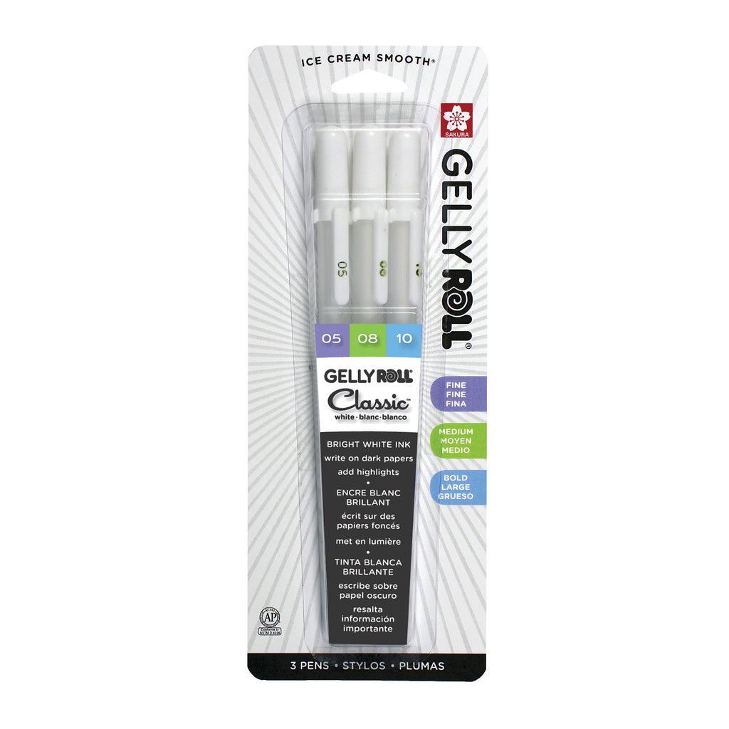 Sakura - White Gelly Roll Pens