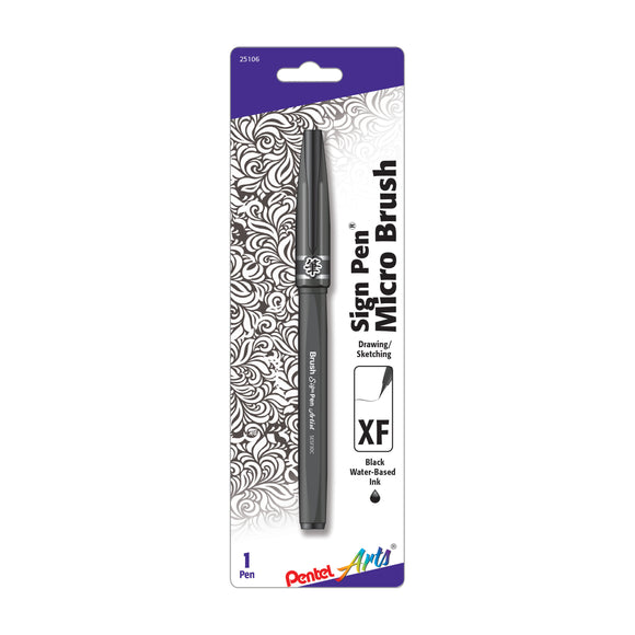 Pentel - Sign Pen Micro Brush Black
