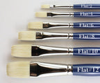 H.J. - Acryloil Natural Hog Bristle Brushes
