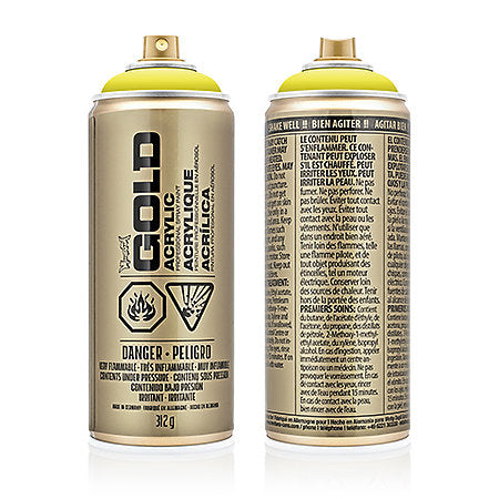Gold Acrylic Professional Spray Paint - Olive Green