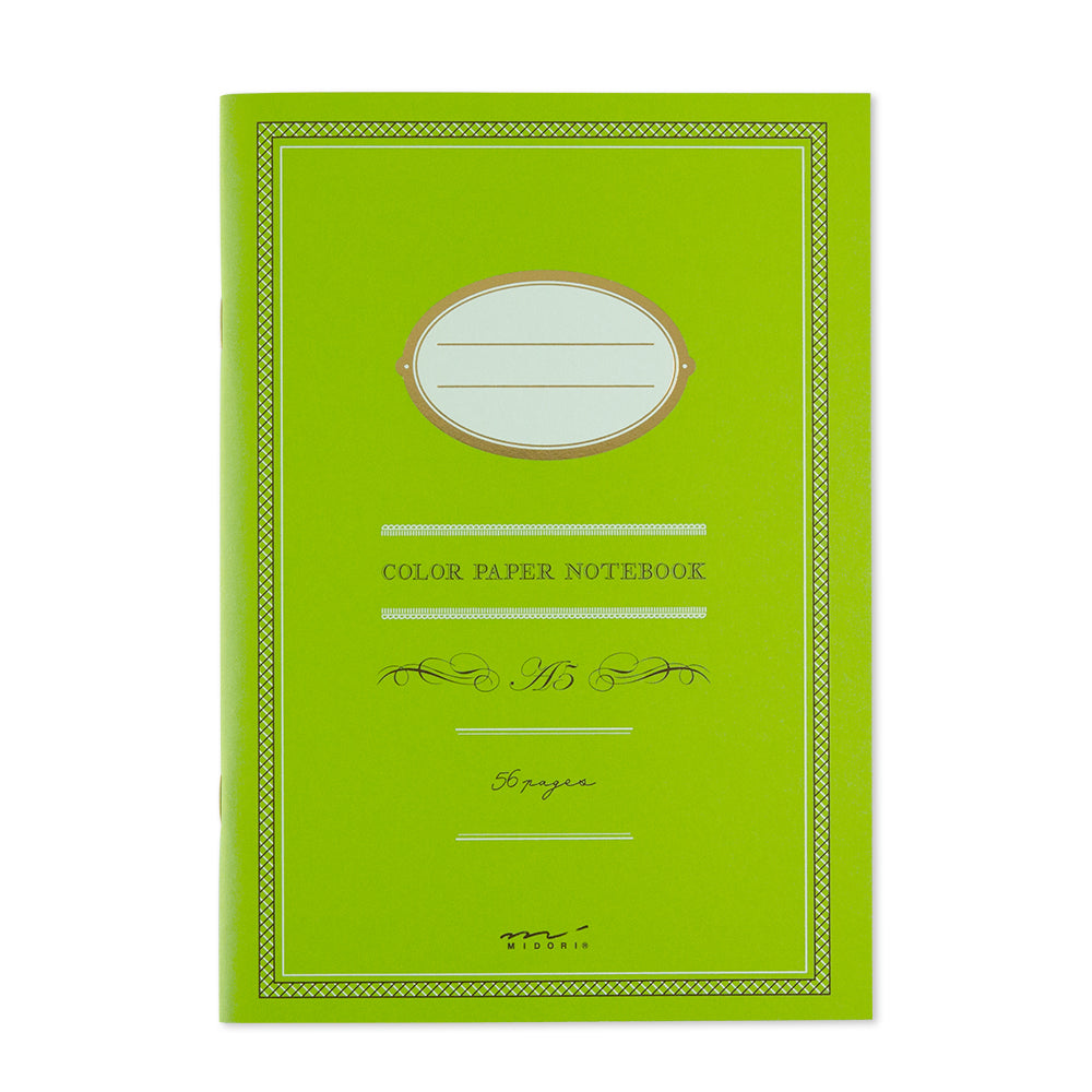 Midori - Cahiers papier couleur A5