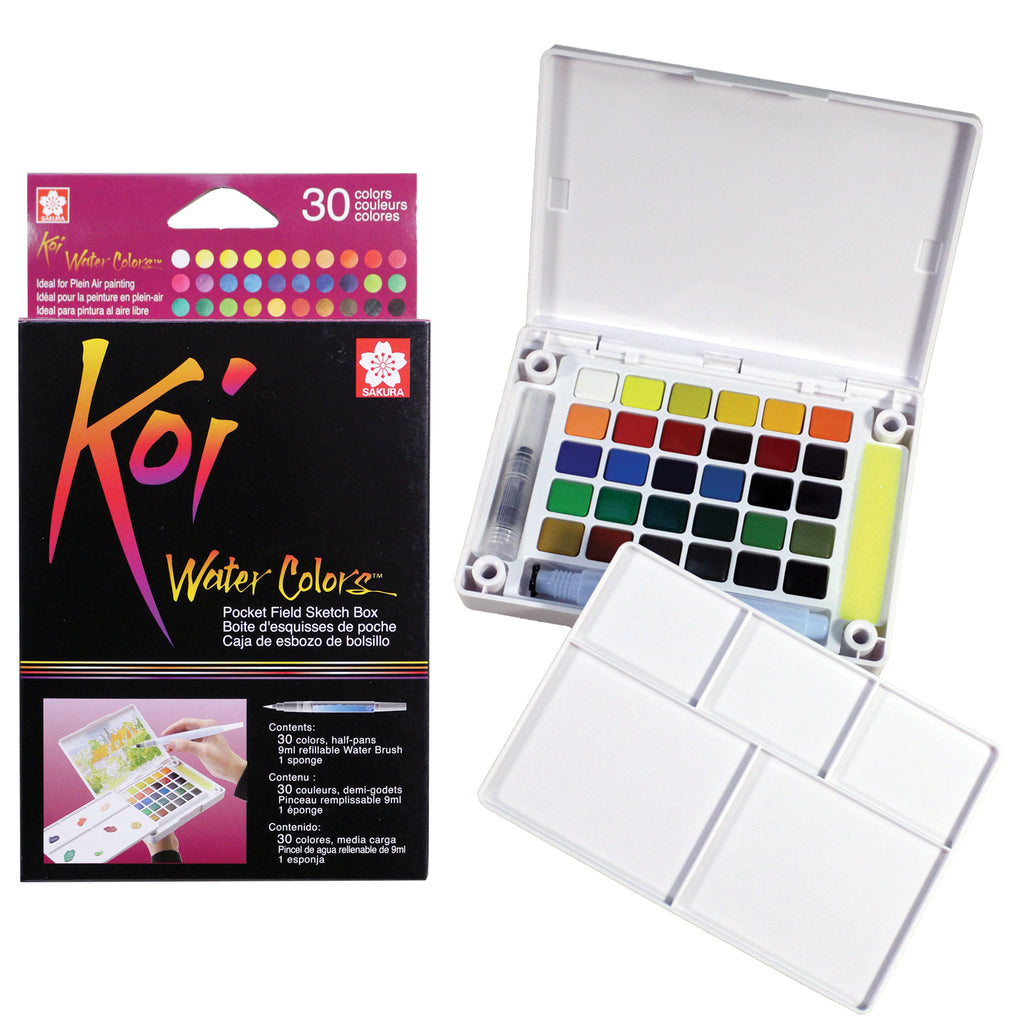 Koi - Coffret de croquis de poche à l'aquarelle