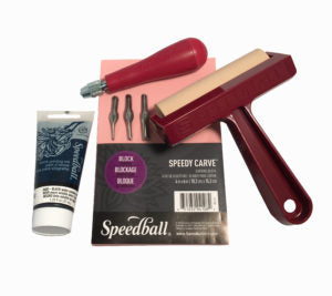 Speedball Block Printing Kit for Fabric & Paper 