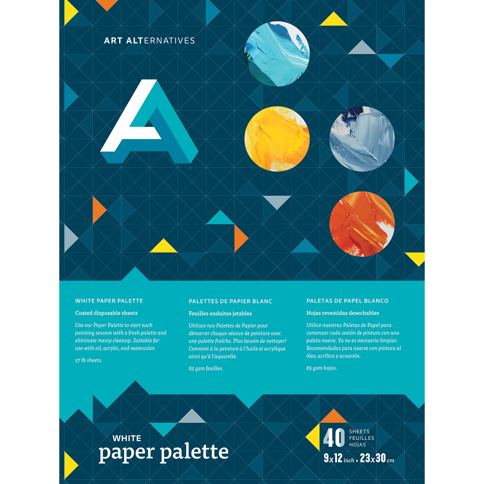 Alternatives artistiques - Palette en papier