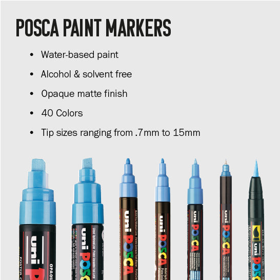 Posca Paint Markers Extra Fine PC-1M LIGHT ORANGE