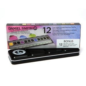 Daniel Smith Watercolours - 12 Half Pan Set