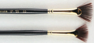 HJ - Éventail à peigne synthétique (manche court)