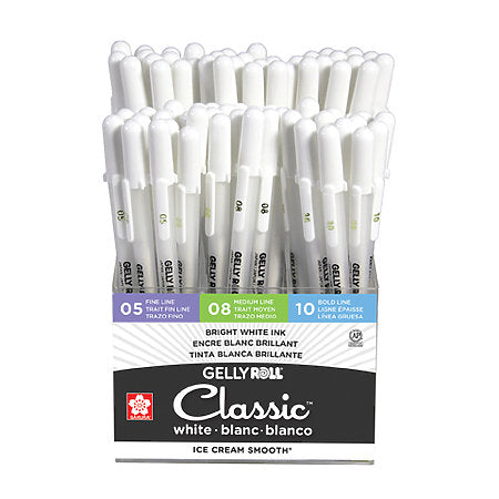 Sakura - White Gelly Roll Pens