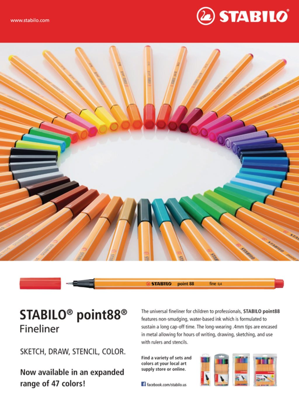 Stabilo - Stylos .88