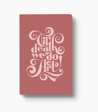 Denik - Till Death We Do Art Layflat Notebook