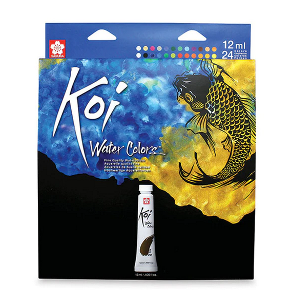 Koi - Coffret de tubes d'aquarelle