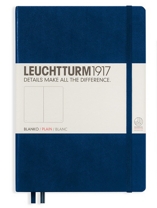 Leuchtturm - Carnet de notes classique à couverture rigide A5 Medium