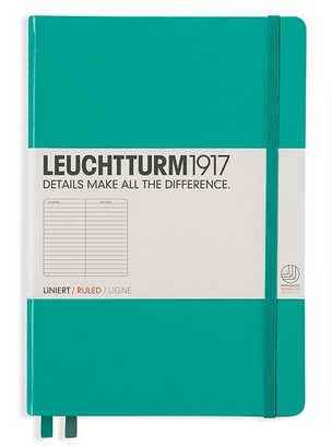 Leuchtturm - Carnet de notes classique à couverture rigide A5 Medium