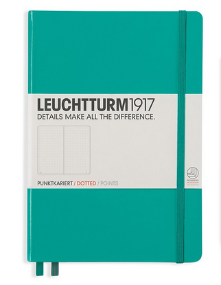 Leuchtturm - Carnet de notes classique à couverture rigide A5 Medium