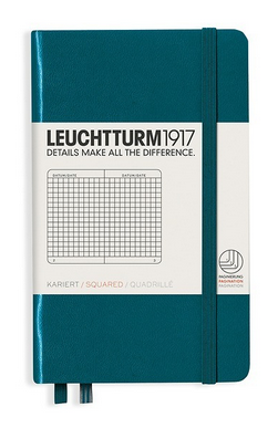Leuchtturm - Carnet de notes classique à couverture rigide format A6 de poche