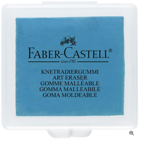 Faber-Castell - Gomme mie de pain - Couleurs assorties