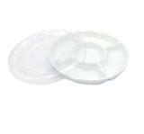 Round Mixing Tray with Clear Cover