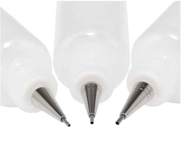 FloLine Detail Bottles with Metal Tip - Set of 3