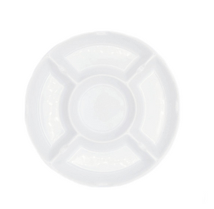 Round Mixing Tray with Clear Cover