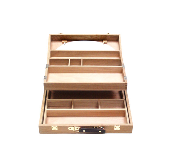 Boîte à croquis de rangement à 2 niveaux