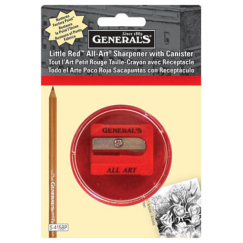 General's - Petit taille-crayon rouge tout-art