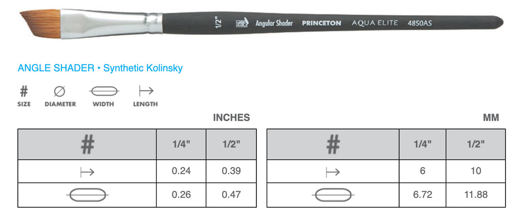 Princeton - Aqua-Elite Watercolour Brushes