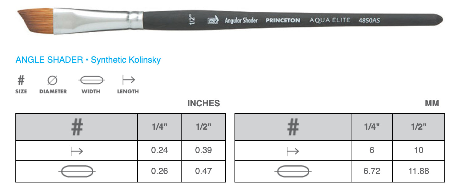 Princeton - Aqua-Elite Watercolour Brushes