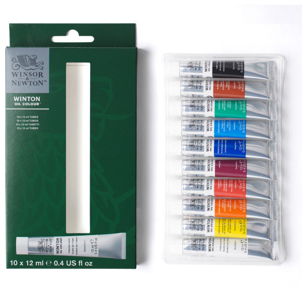 Winsor &amp; Newton - Coffrets de couleurs à l'huile de base Winton