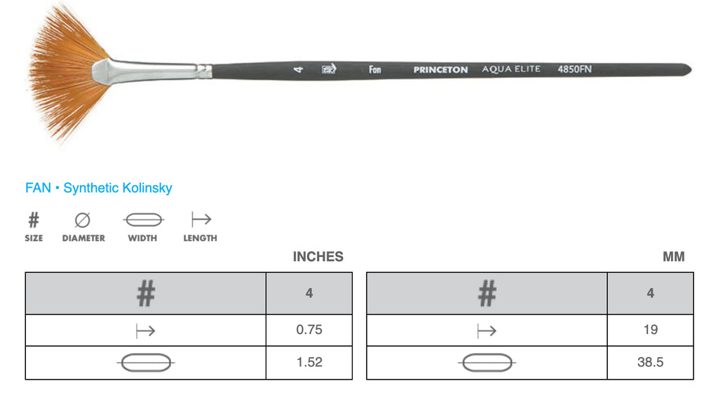 Princeton - Aqua-Elite Watercolour Brushes