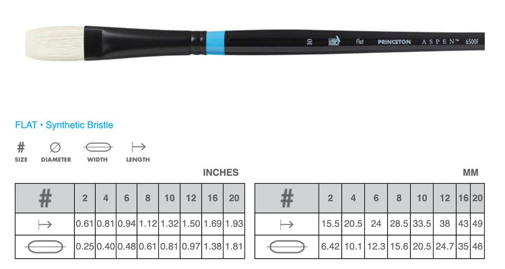 Princeton - Aspen Acrylic and Oil Brushes