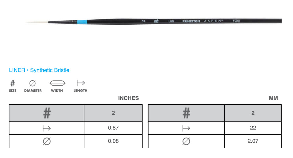 Princeton - Aspen Acrylic and Oil Brushes