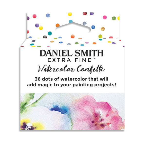 Aquarelles Daniel Smith - Cartes Dot Try-It, Confetti, 36 couleurs 