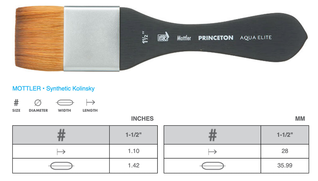 Princeton - Aqua-Elite Watercolour Brushes