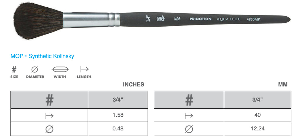 Princeton - Aqua-Elite Watercolour Brushes