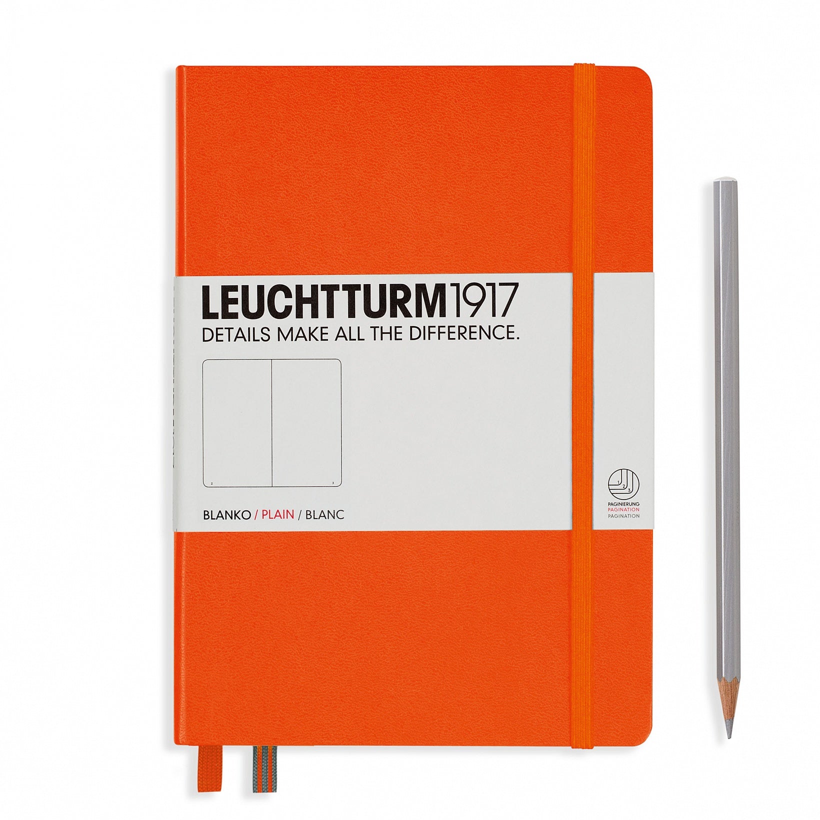 Leuchtturm - Carnet de notes classique à couverture rigide A5 Medium