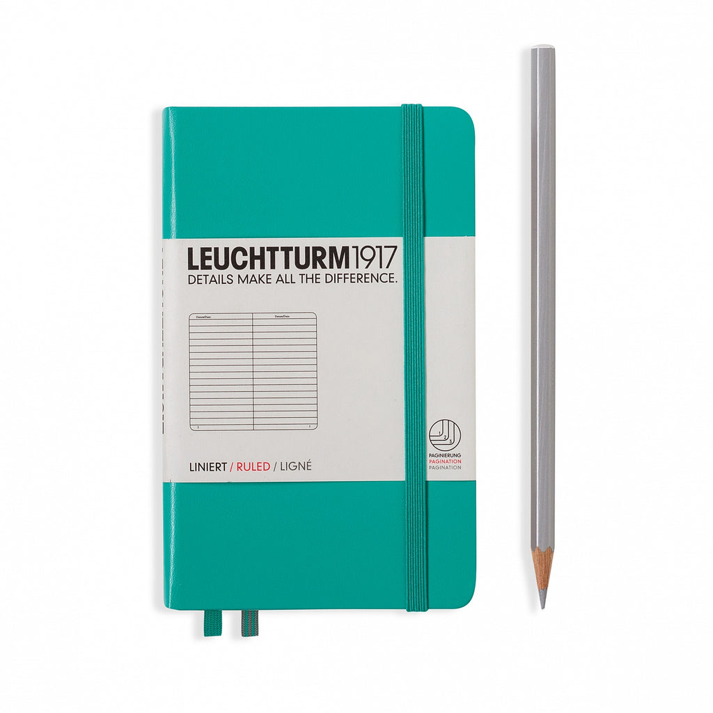 Leuchtturm - Carnet de notes classique à couverture rigide format A6 de poche