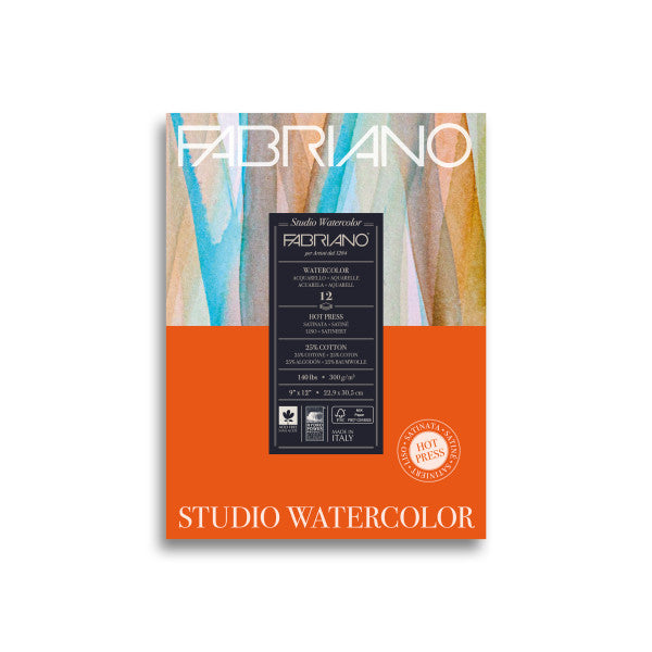 Fabriano - Studio Hot-Press Watercolour Pads