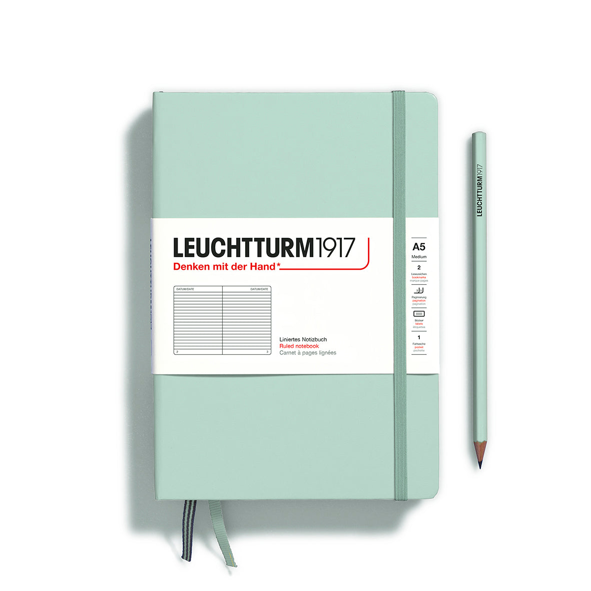 Leuchtturm - Carnet de notes Couleurs naturelles (2023) Couverture rigide A5 Medium