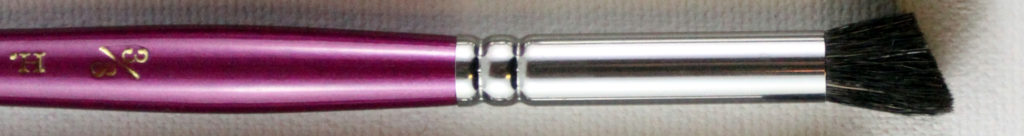 Pinceau à poils naturels en forme de pied de cerf