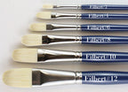 H.J. - Acryloil Natural Hog Bristle Brushes