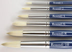 H.J. - Acryloil Natural Hog Bristle Brushes