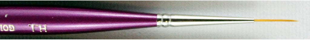 HJ - Pinceaux miniatures à détails en martre dorée 