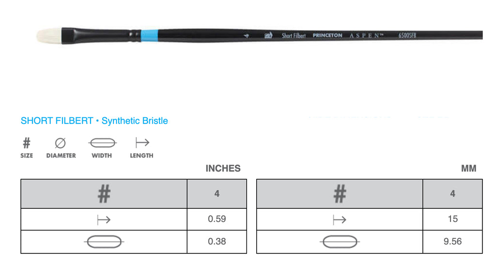 Princeton - Aspen Acrylic and Oil Brushes