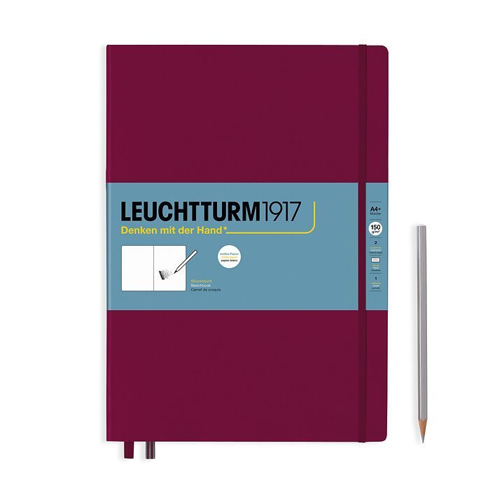 Leuchtturm - Carnet de croquis relié, 150 g/m² - A4+ (225 x 315 mm)