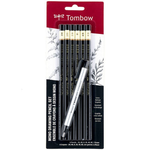 Tombow - MONO Drawing Pencil Set, Combo 6pk
